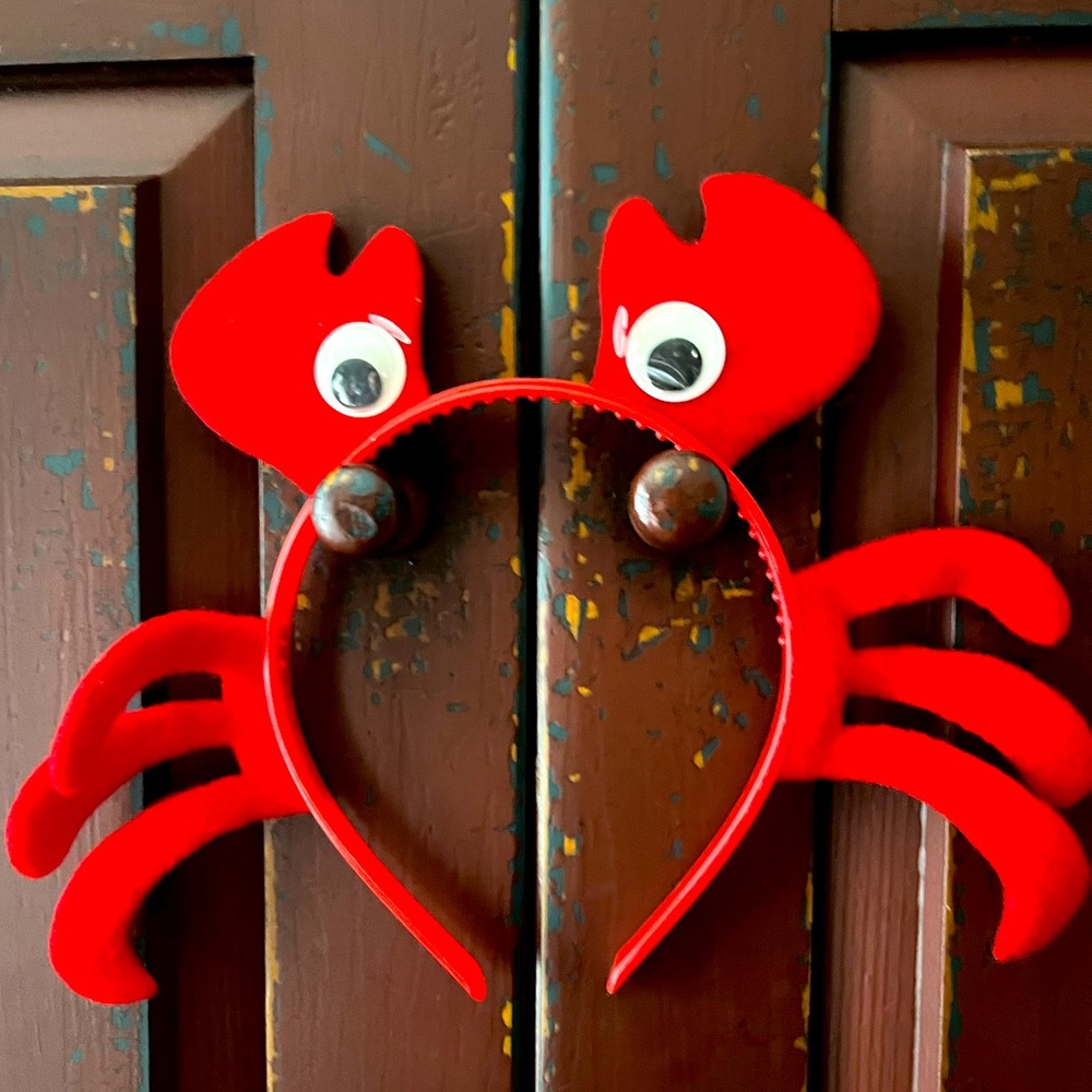 NWOT Unisex Lobster Headband Costume Halloween Mardi Gras